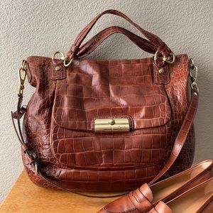 Expandable Coach Kristin Hobo Satchel